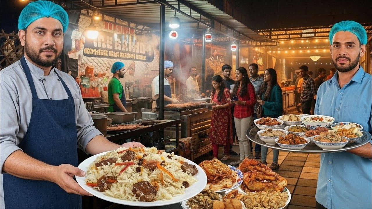 kharadar Hidden Gems - Al-Madina Shinwari Hotel-Dumba Rosh, Koyla Karahi, Afghani Boti & Kabli Pulao