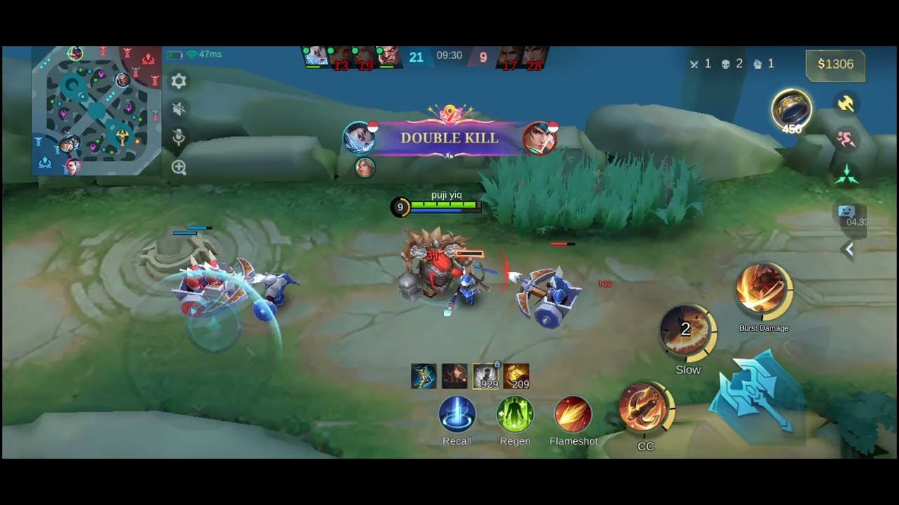 FRANCO,LANCELOT,FANNY,BALMOND,GRANGER VS COMPUTER KITA MENANG 