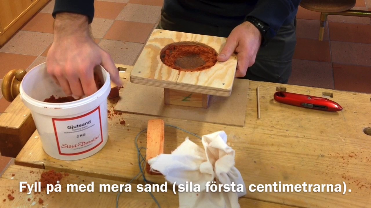 Arbetsbeskrivning - Gjutning i sandform
