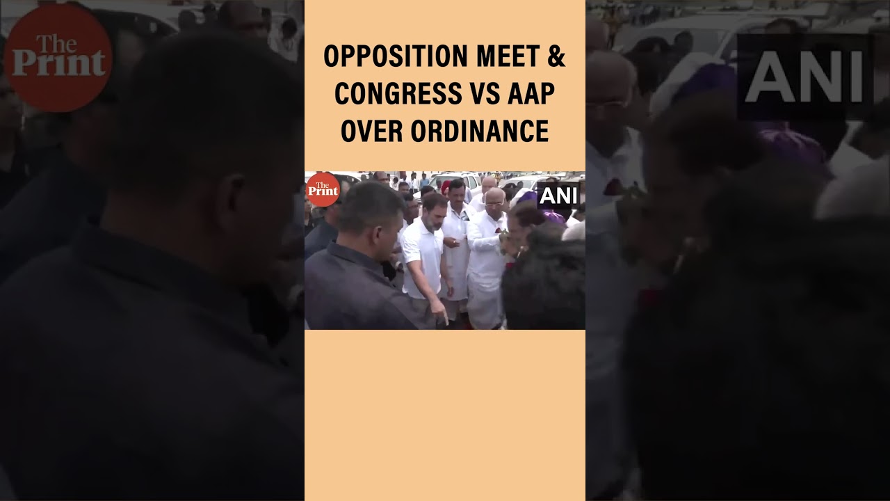 Opposition meet & Congress vs AAP over ordinance