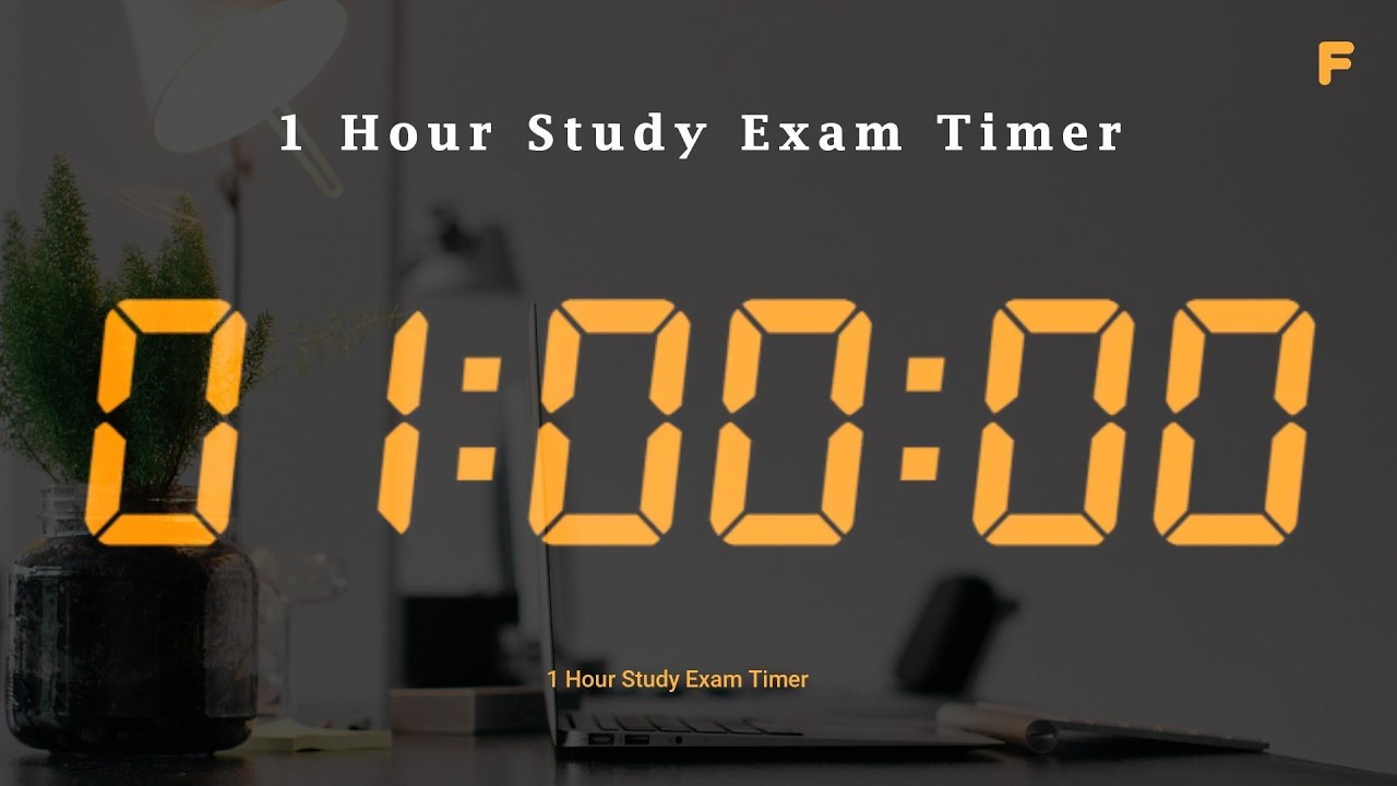 1 Hour Study test Timer