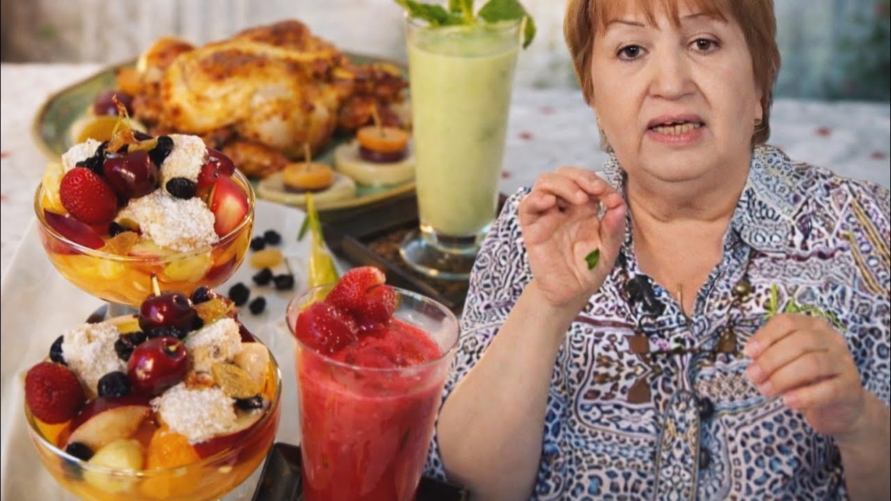سلطة فواكه منعشة مع عصير موخيتو طبيعي 😍 وصفة سريعة و  ناجحة على طريقة السيدة رزقي