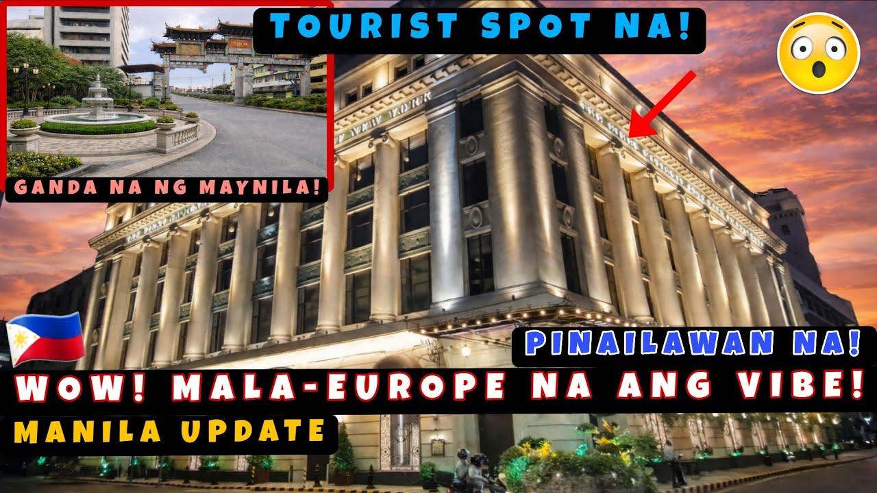 Mala-EUROPE na ang Vibe! Bumalik ang Old Glory ng Maynila! Juan Luna Bldg. Pinailawan! 🇵🇭