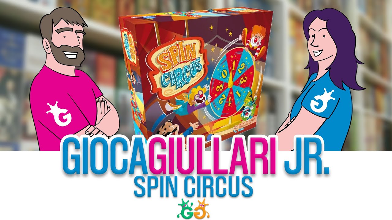 Gioca Giullari Jr Spin Circus, acrobazie nel gioco da tavolo per bambini 4+