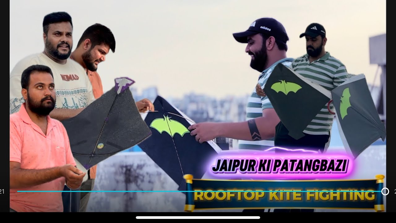JAIPUR ROOFTOP KITE FIGHTING || 