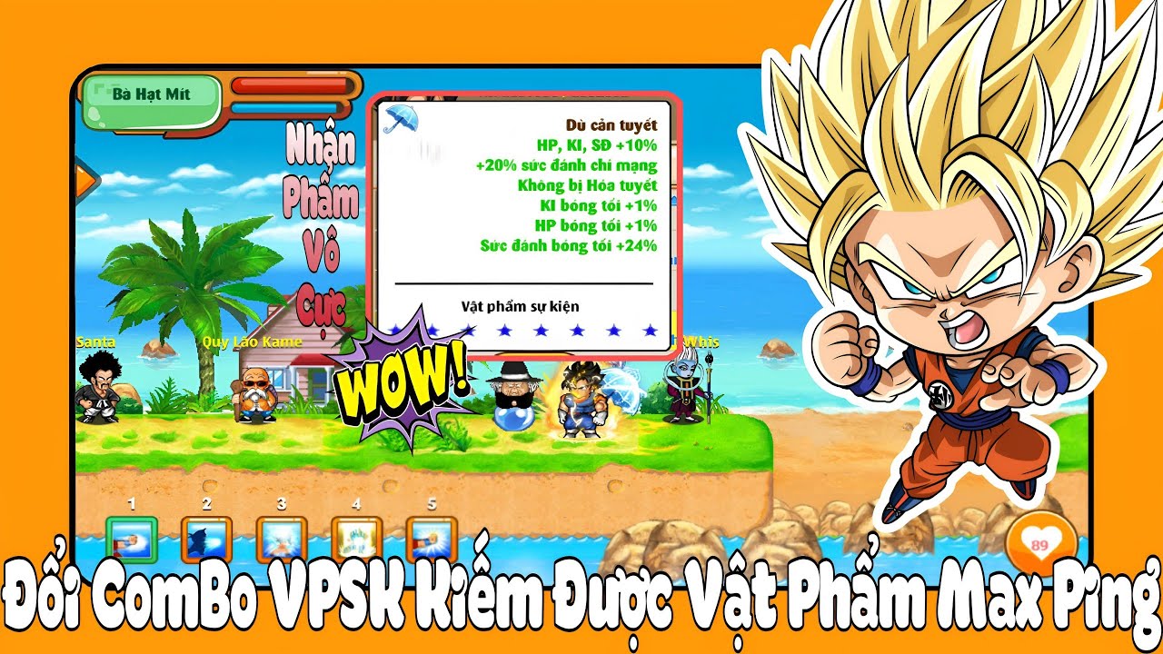 Nro Hot  - Đổi Combo Vật Phẩm Sự Kiện Kiếm Phụ Kiện Kiếm Được Vật Phẩm Max Ping
