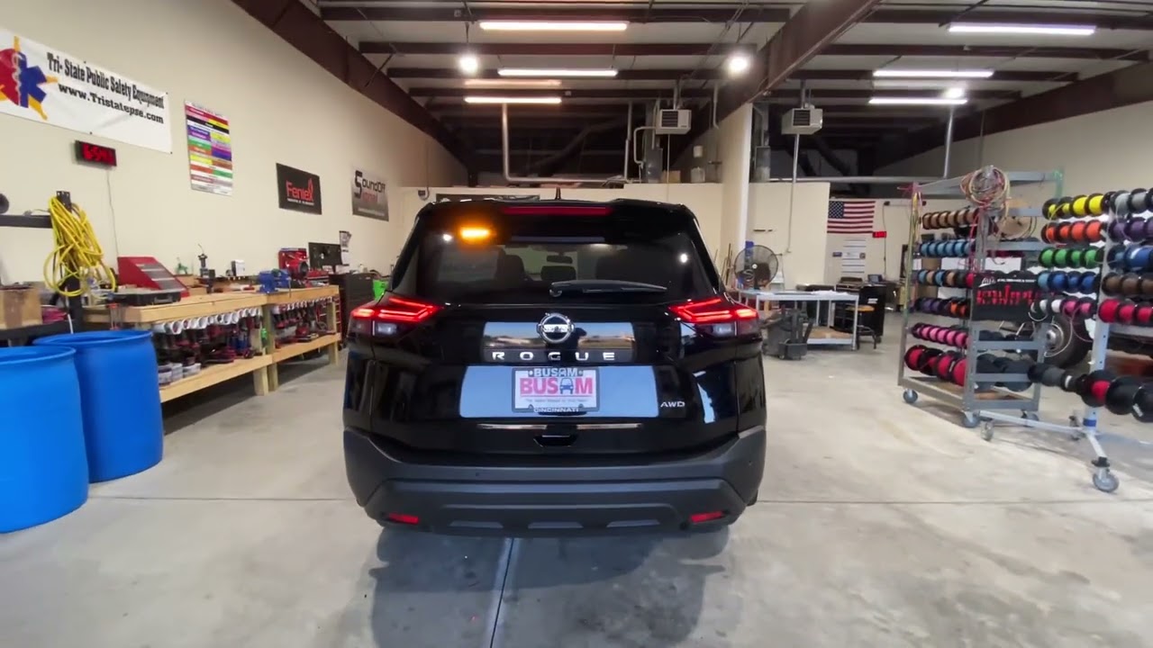 2021 Nissan Rogue for the City of Monroe, Ohio. All SoundOff Signal mPower Lights