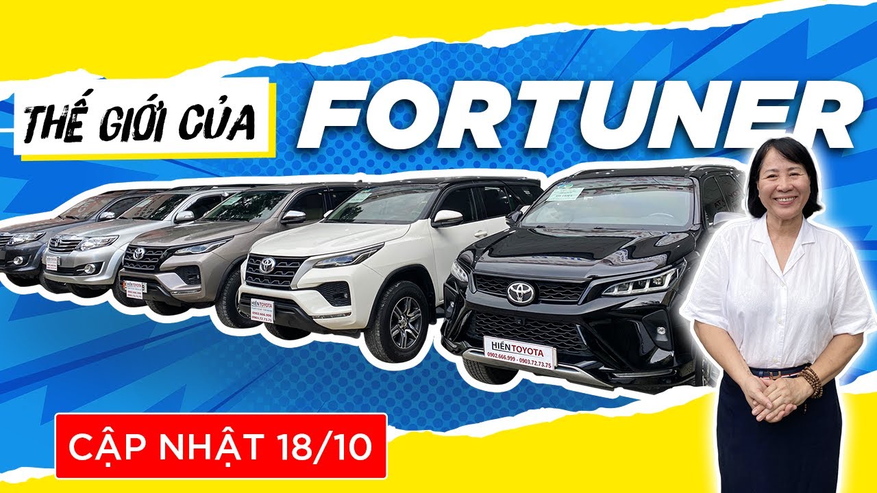 Thế giới của Fortuner máy dầu tại Sài Gòn: Cập nhật và báo giá xe mới về Hiền Toyota Phạm Hùng 18/10