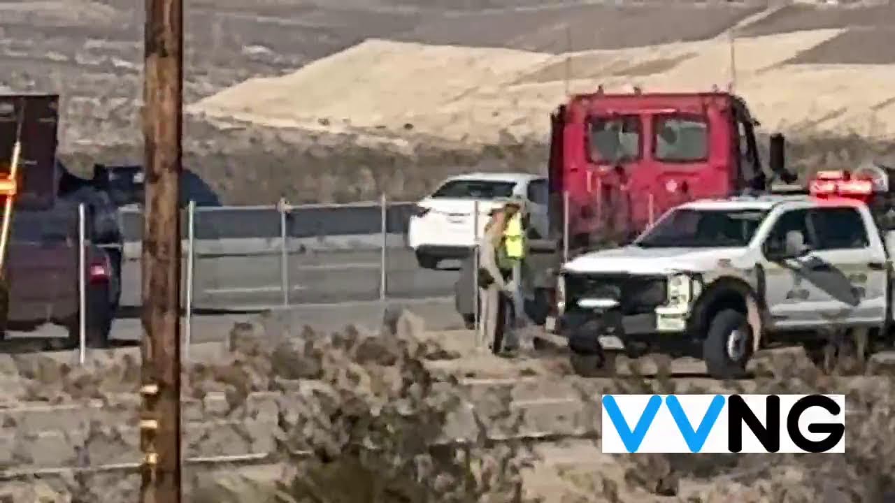 Truck fire on NB 15 near Stoddard Wells Road