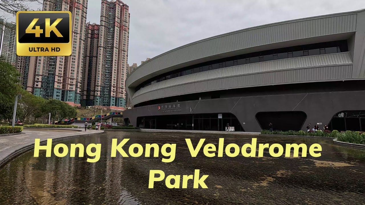4K Walking Tour: Hong Kong Velodrome Park, Tseung Kwan O | Scenic Stroll & Modern Park Views