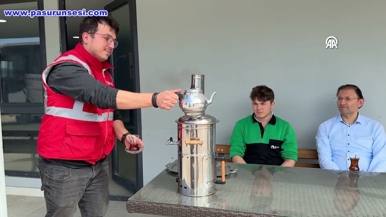 Pelet yakıtlı semaver üretildi, çay keyfi artık daha çevreci
