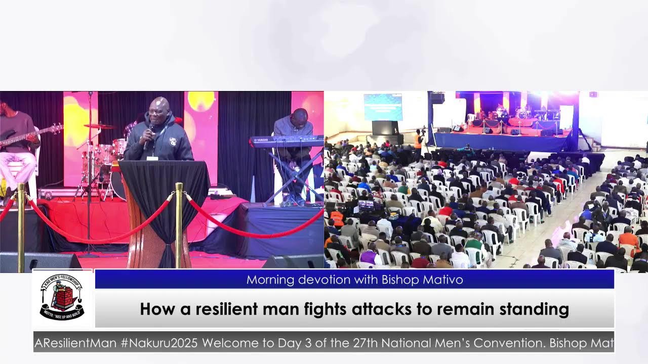 MORNING DEVOTION with Bishop Mativo | The 27th National Men’s Convention