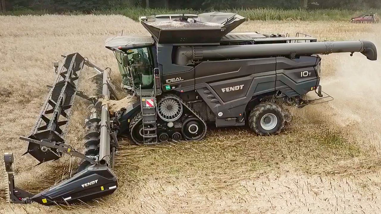 FENDT IDEAL 10T + Fendt 939 Vario bei der Rapsernte 2023
