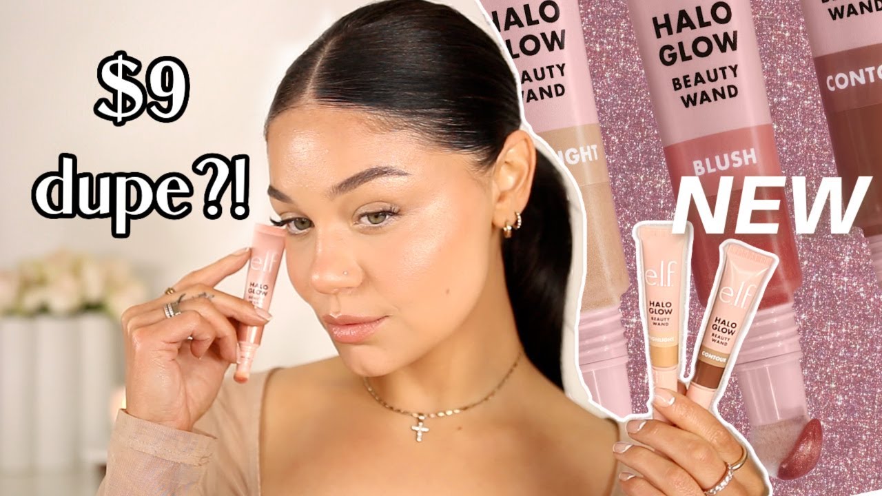 NEW ELF COSMETICS HALO GLOW BEAUTY WANDS Review✨Do you need?