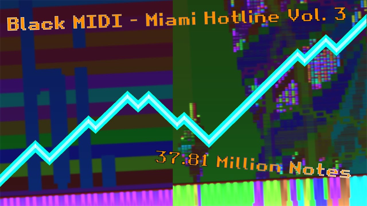[Black MIDI] Demonicity - Miami Hotline Vol. 3 - 37.81 Million Notes
