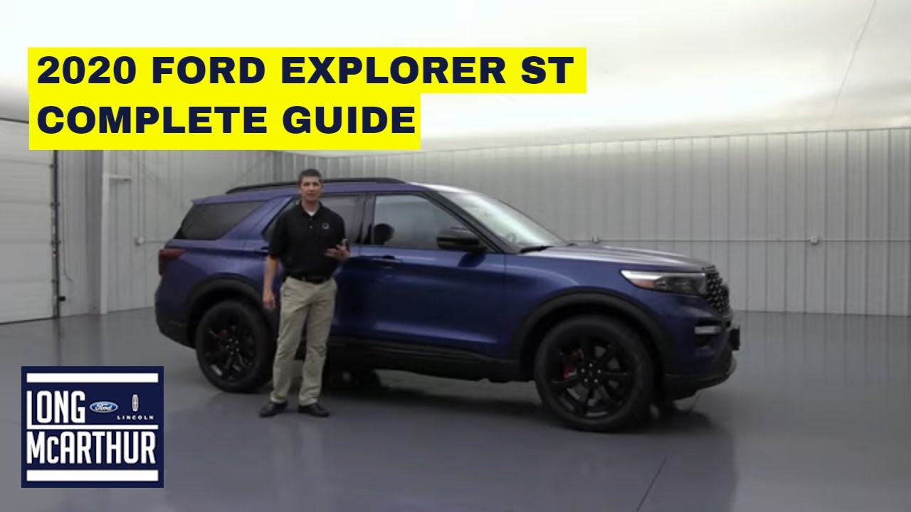 2020 FORD EXPLORER ST ПОЛНОЕ РУКОВОДСТВО СТАНДАРТНОЕ И ДОПОЛНИТЕЛЬНОЕ ОБОРУДОВАНИЕ