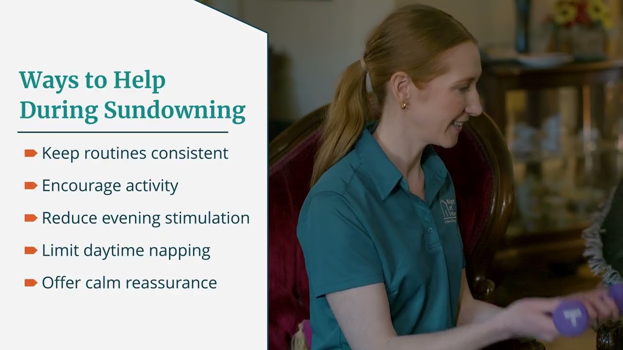 Синдром заката и возбуждение при деменции: советы и полезные ресурсы