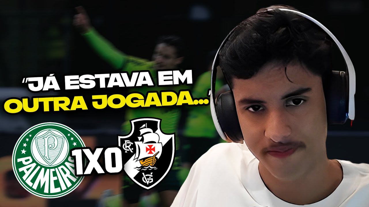 REACT DO RENATINHO: PALMEIRAS 1 x 0 VASCO
