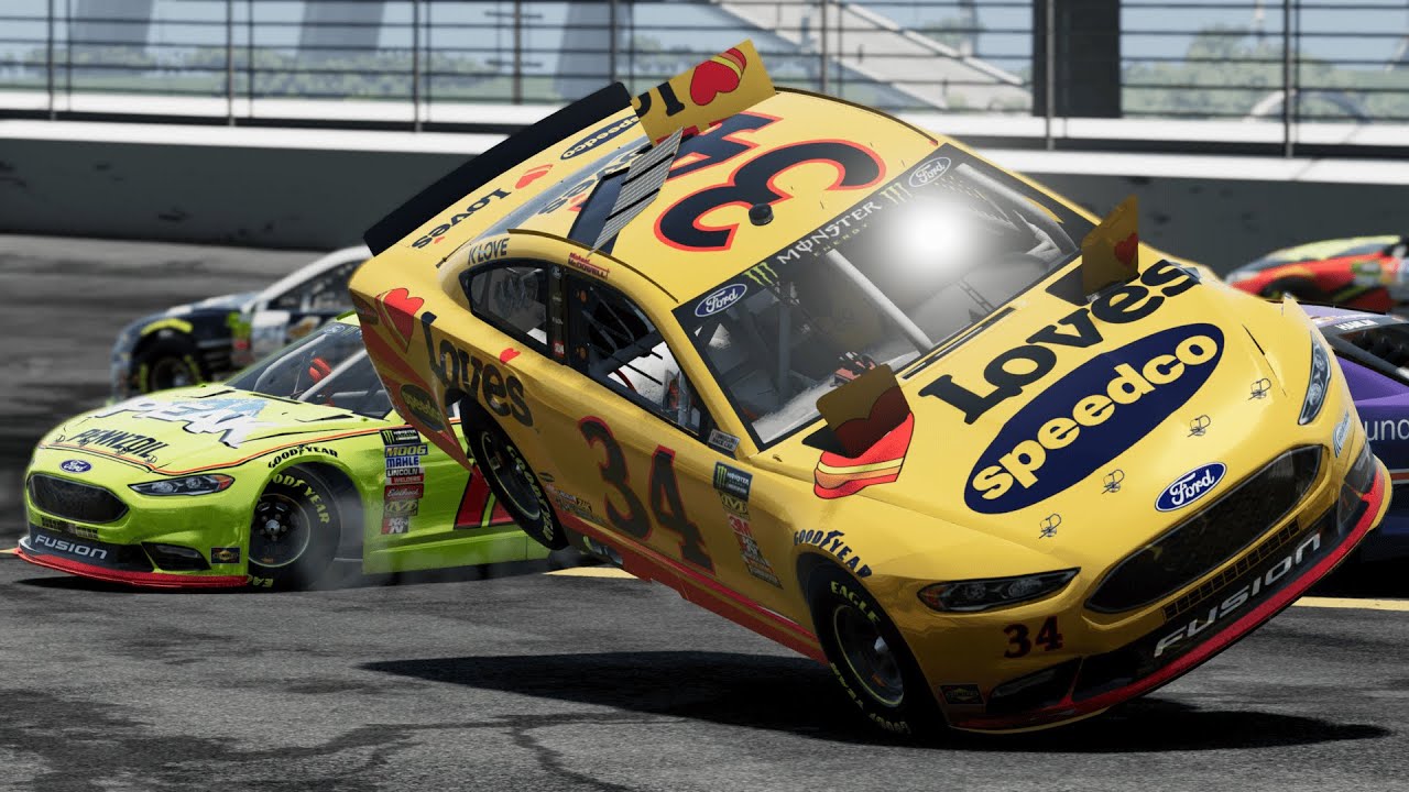 NASCAR Racing Crashes #60 (2018 Edition) - BeamNG Drive
