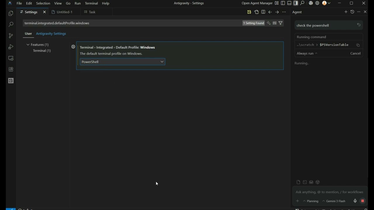 Antigravity Terminal Stuck on Running in Windows 11? Here&rsquo;s the Real Fix