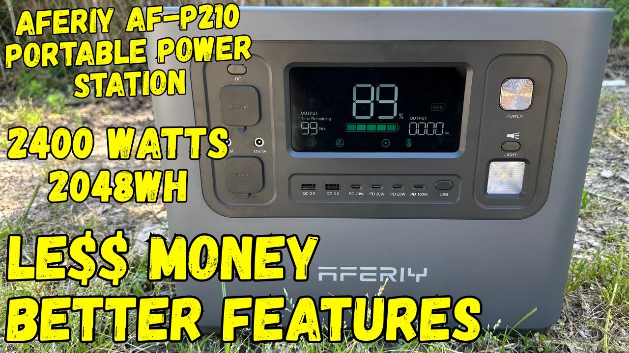 This Aferiy AF-P210 Portable Power Station Blows The Competition Away!