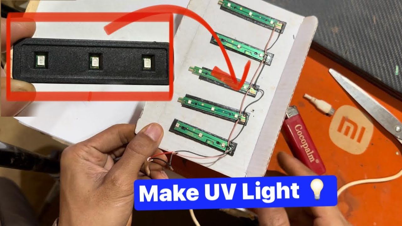 How To Make UV Lamp Light Liquid full Glue Glass…