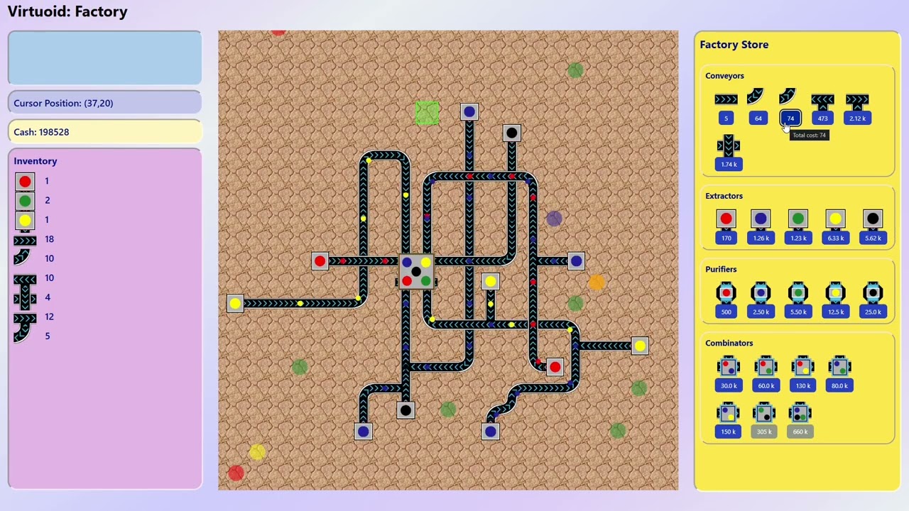 Move the World with Conveyors! #javascript #factorygame