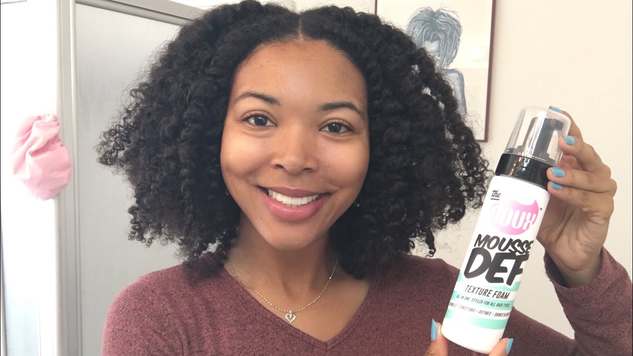 Flat Twist Out Using Doux Mousse