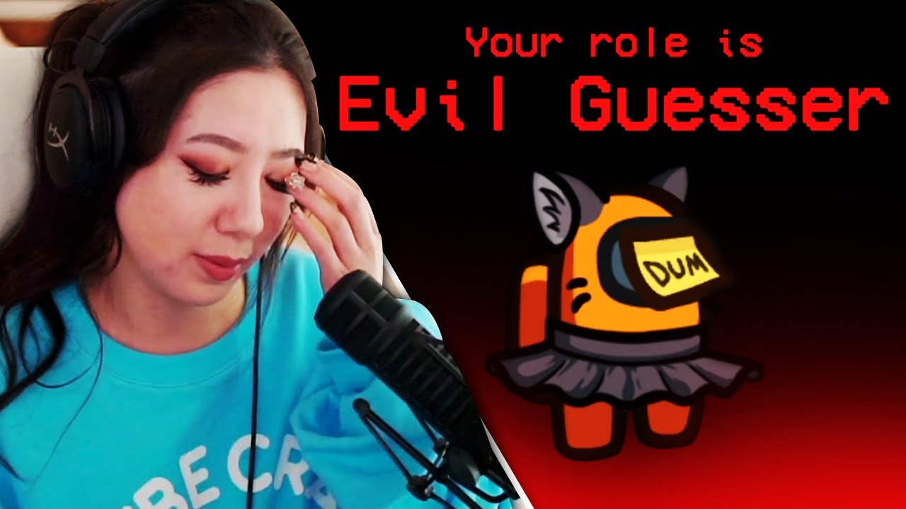 Disguised Toast outsmarted me as the NEW Evil Guesser role in Among Us... (custom mod)