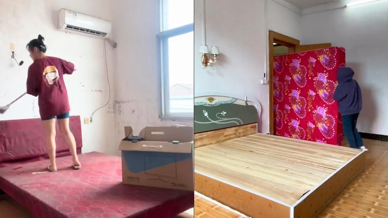 A woman bought a dilapidated two-story house for renovation and decoration Part 02