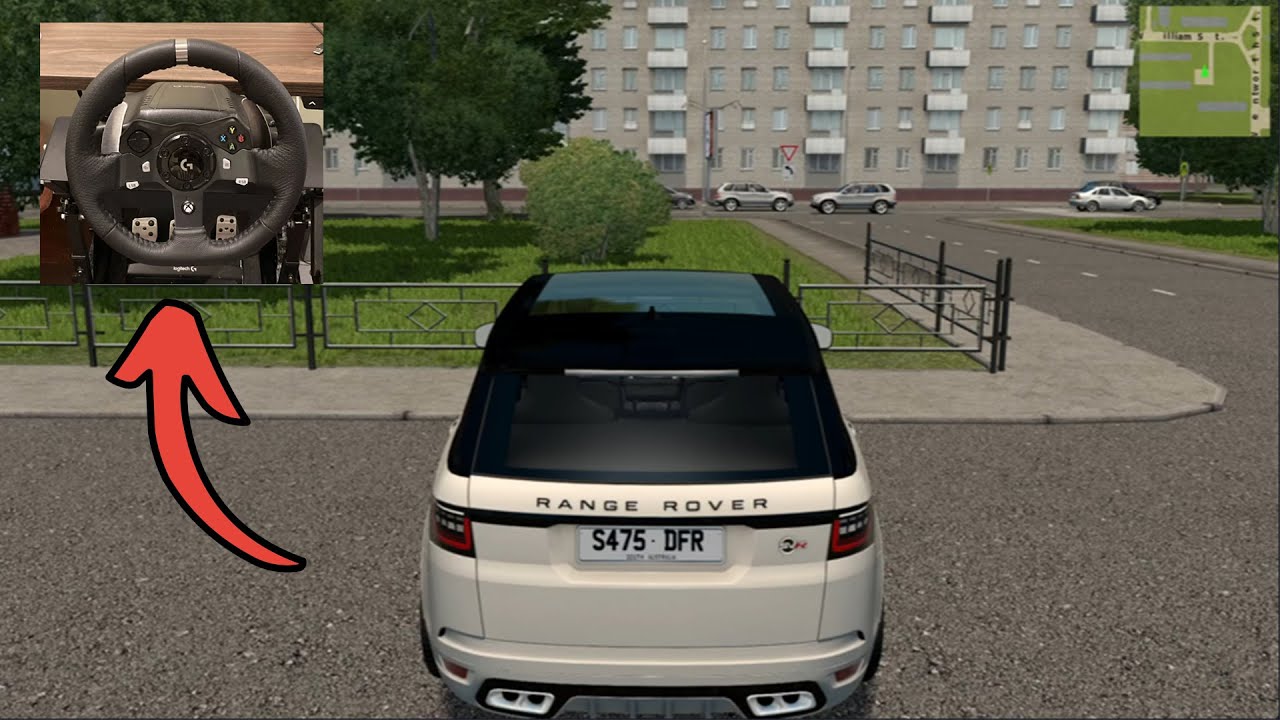 2018 Range Rover Sport SVR - City Car Driving [Logitech G920 Gameplay]