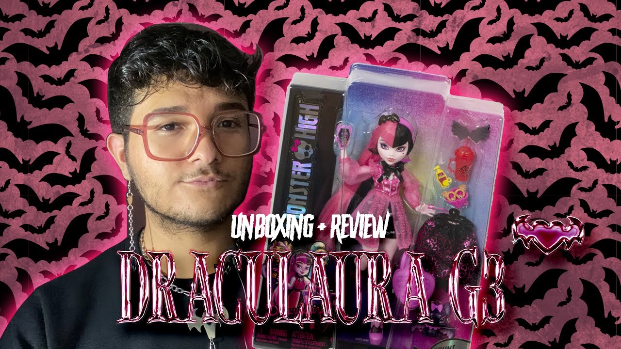 Draculaura G3 🦇🖤|  Monster High G3 | Unboxing + Review en Español