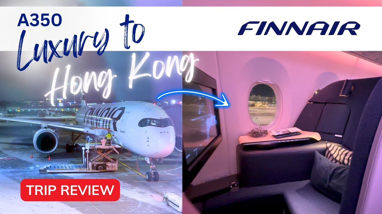 Потрясающе! Бизнес-класс Finnair A350 в Гонконг