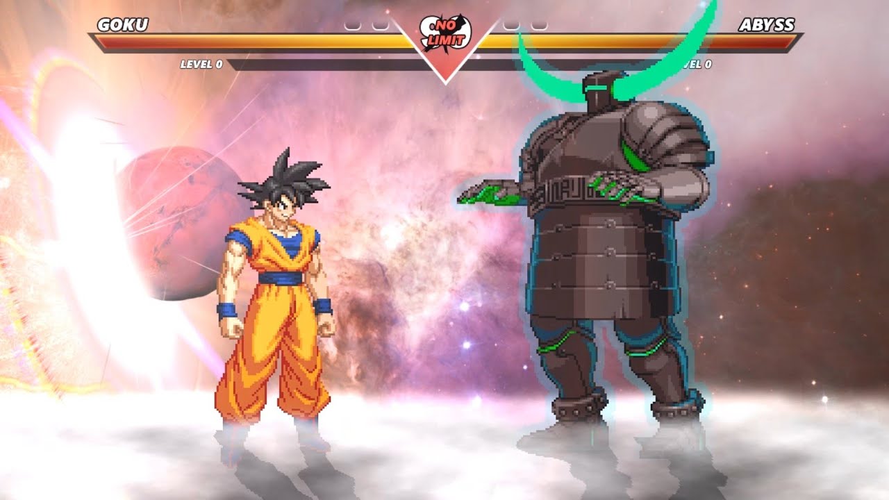 GOKU vs ABYSS - High level insane fight !