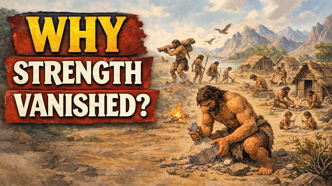 Why Humans Lost Most of Their Strength | History for Sleep