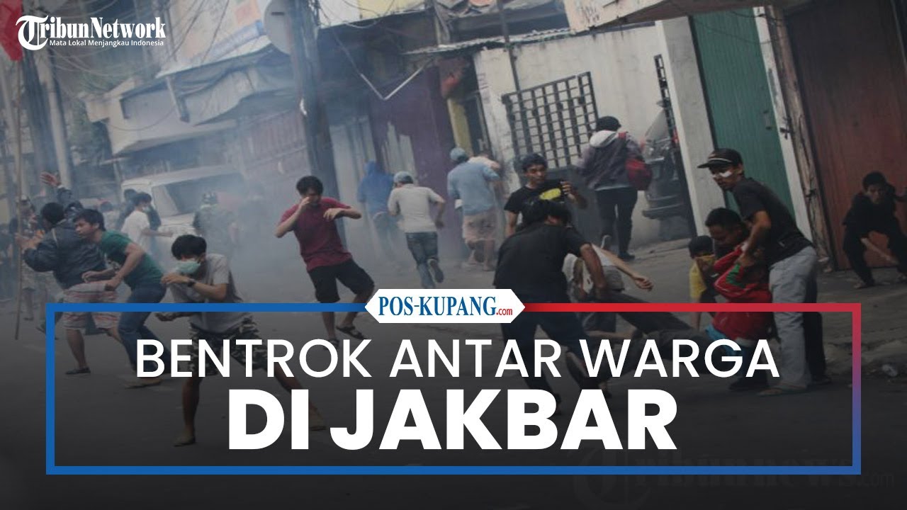 Bentrok Antar Dua Kelompok Warga di Kampung Ambon Cengkareng Jakbar