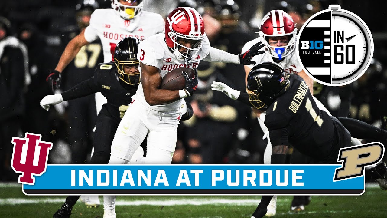 Indiana at Purdue | Nov. 30, 2025 | B1G Football in 60