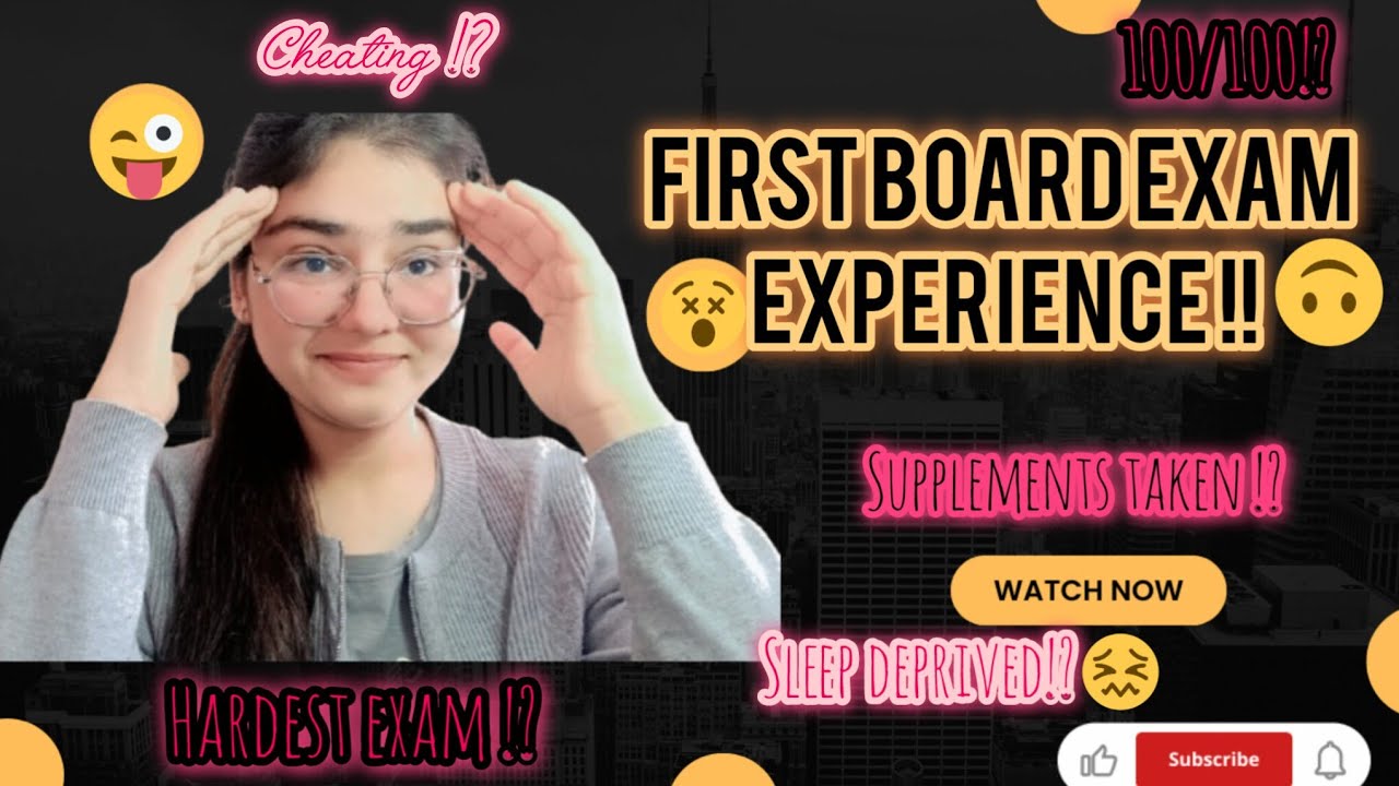 FIRST BOARD EXAM EXPERIENCE!!☠️ CBSE 10th GRADER!!