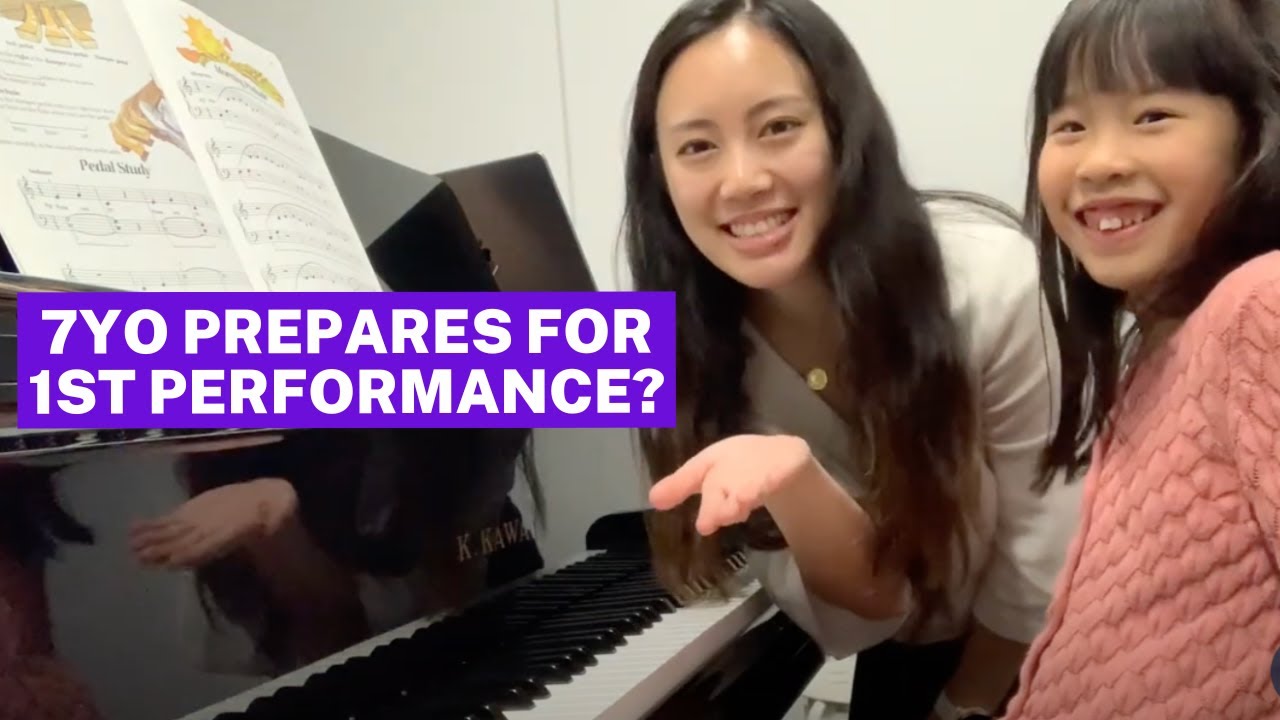 7yo gentle girl prepares for her first piano competition in preliminary grade! Ft. Isabelle Ng