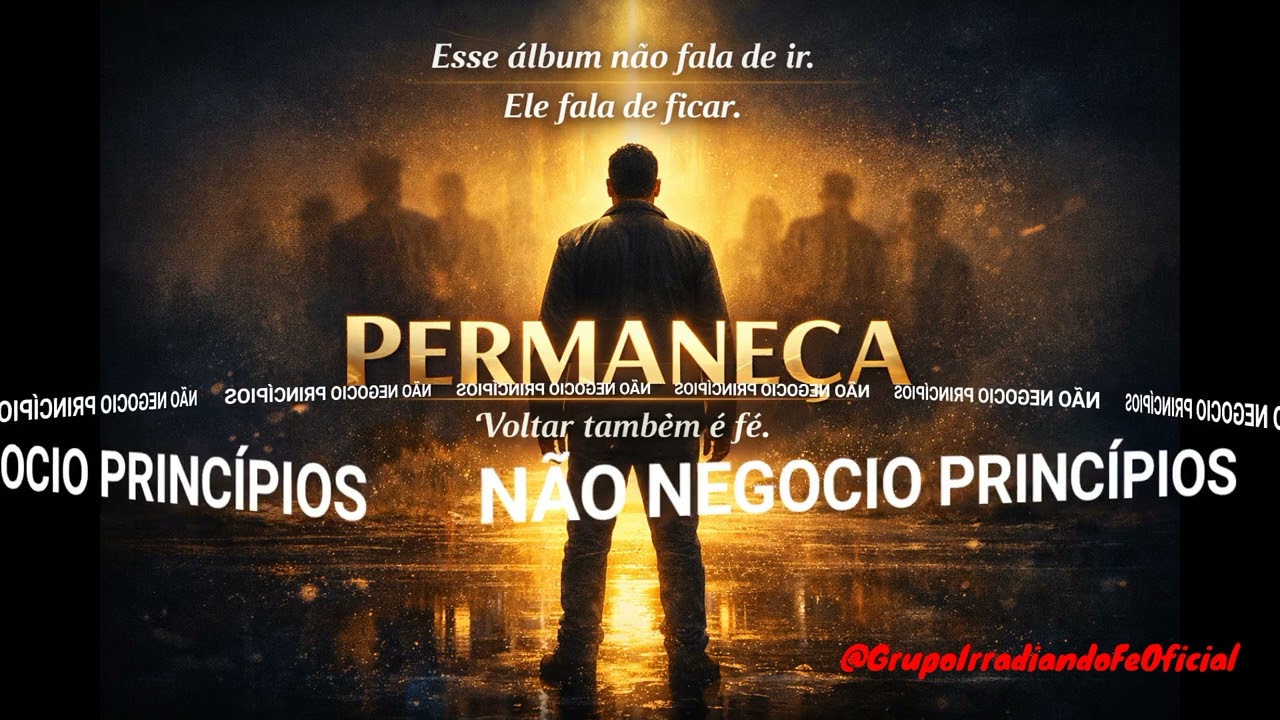 NÃO NEGOCIO PRINCÍPIOS | Projeto PERMANEÇA — Voltar também é fé.