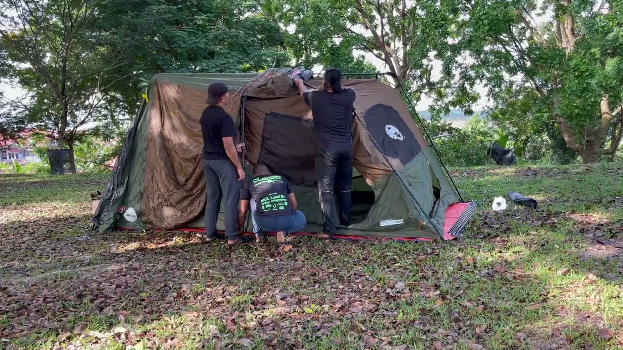 Coleman Instant Up Tent 8P Lighted NorthStar Darkroom (Setup Procedure)