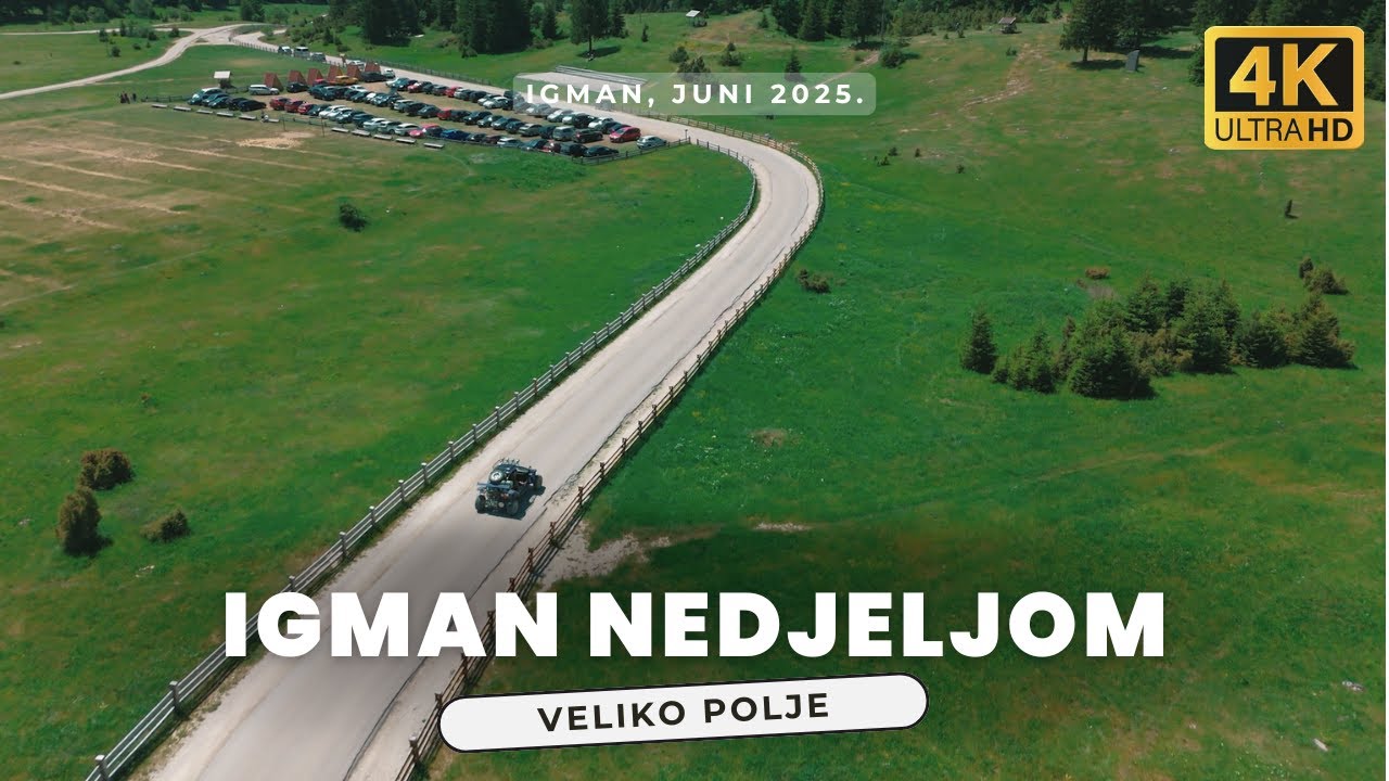 【4K】Mir koji se ne može opisati – Pogledajte Igman iz zraka - Veliko Polje🏔️🎥