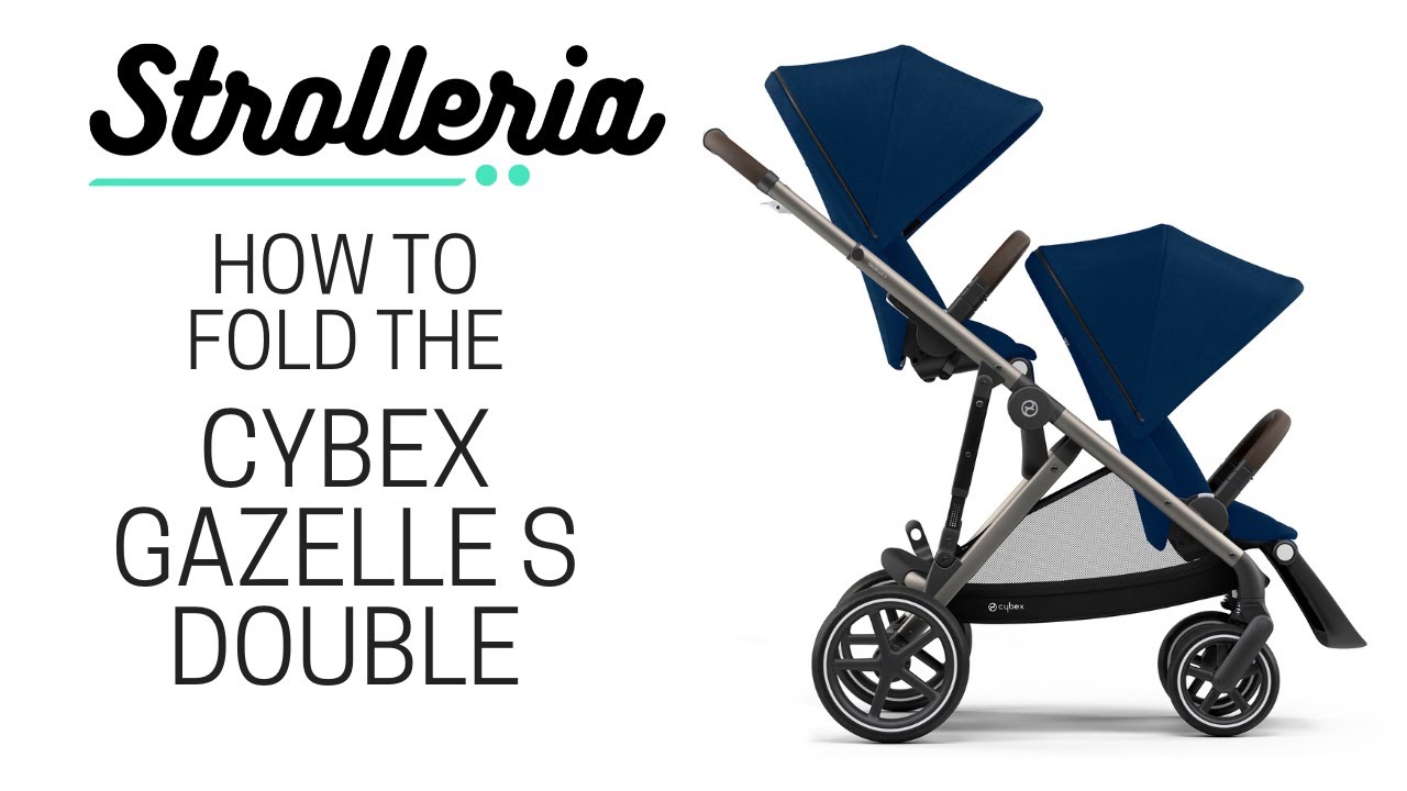 Руководство по использованию коляски Cybex Gazelle S: как сложить коляску с двумя установленными ...