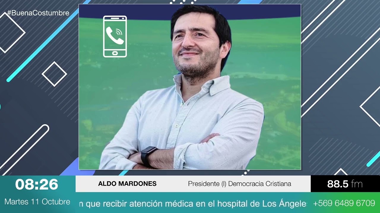 ENTREVISTA | Presidente (s) de la Democracia Cristiana, Aldo Mardones
