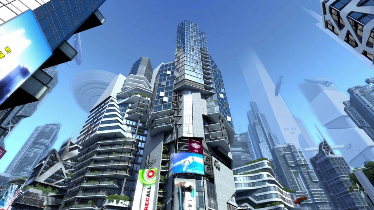 Futuristic City 3D Screensaver Trailer