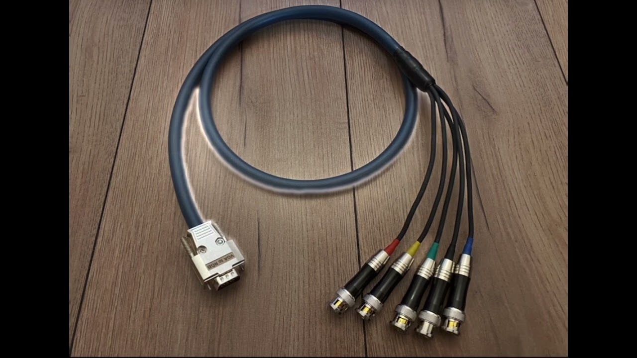 Новинка в ассортименте!  Кабель  VGA - RGBHV для MISTER FPGA.  