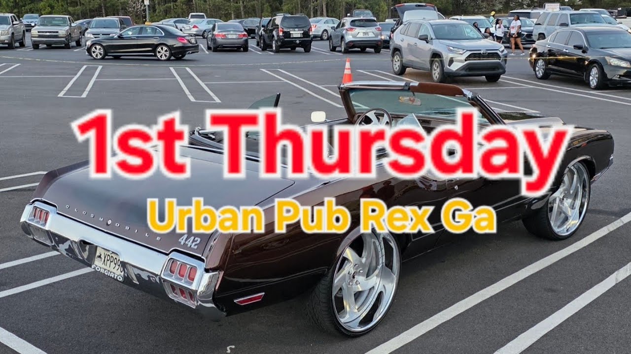 Atlanta’s 1st Thursday Classic Car Meet Was INSANE! | Old School Cars Take Over the City