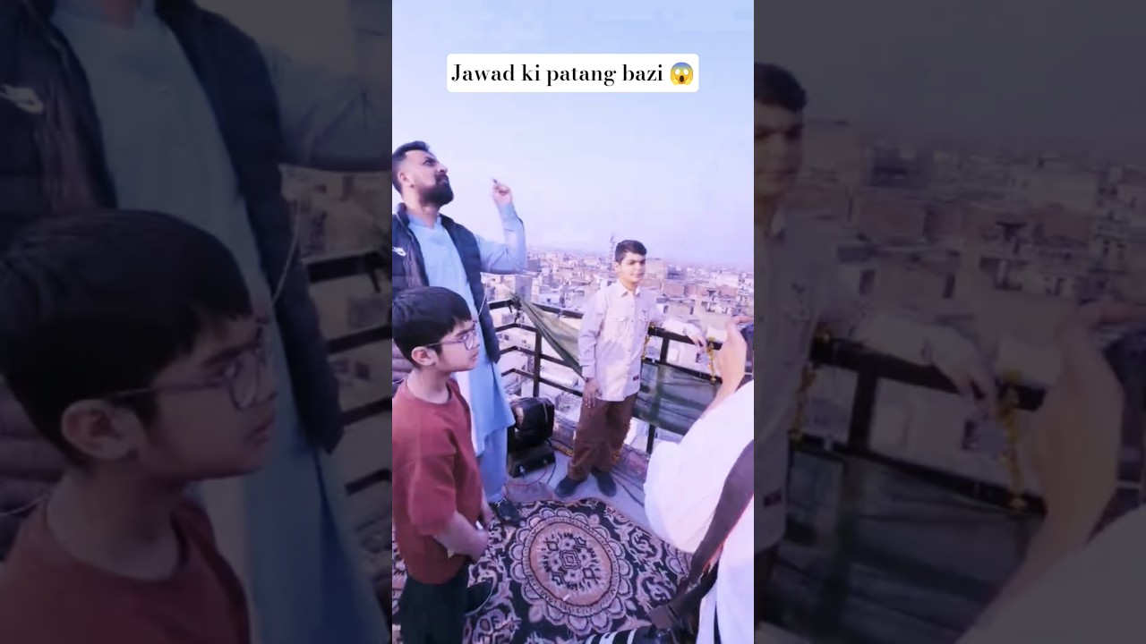 Jawad Ki Patang Cut Gi 😱🤣🔥 #rajabfamily #basant #jawad #shortsviral #viralvideo