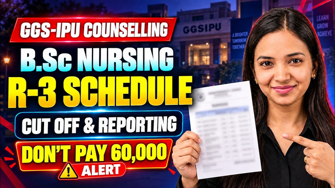 ⚠️ IPU Bsc Nursing Counselling 2026 Cut Off & Reporting - Don't Pay 60K Fees - Watch this Urgently