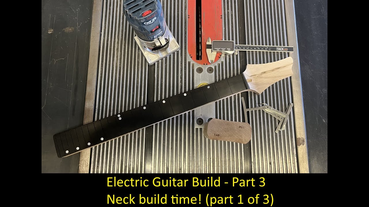 Electric Guitar Built Part 3 - Neck build time! (part 1 of 3)